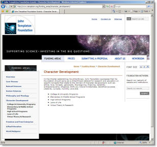 The Templeton Foundation